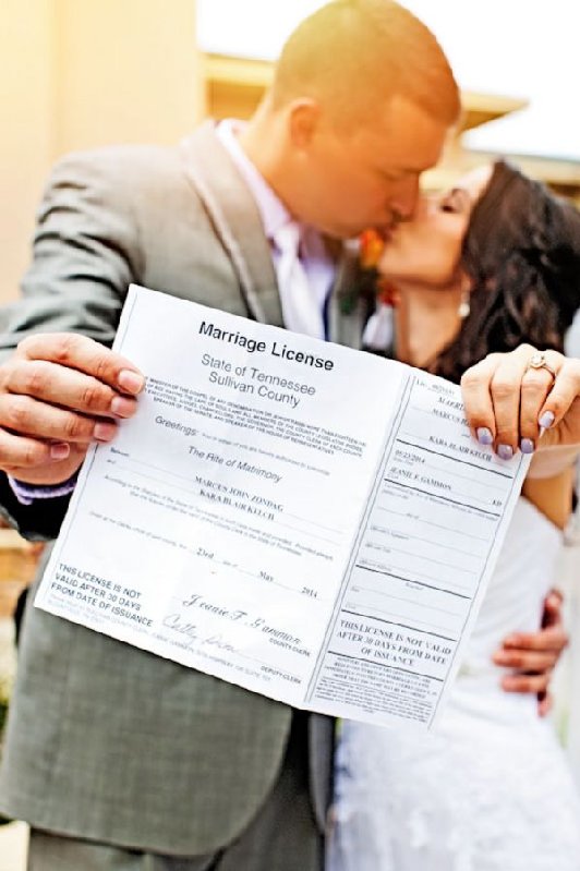 marriage license