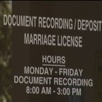 Image for marriage license county post