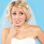 confused bride for marriage license certificate post